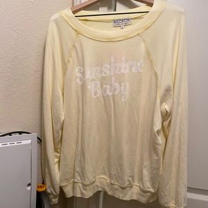 NWT Wildfox Sunshine Baby Sweatshirt XL